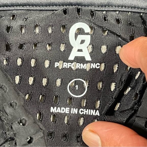 Good American Mesh Perforated Hoodie short sleeve Black Size GA 1 (S) Loose Fit - Picture 5 of 6